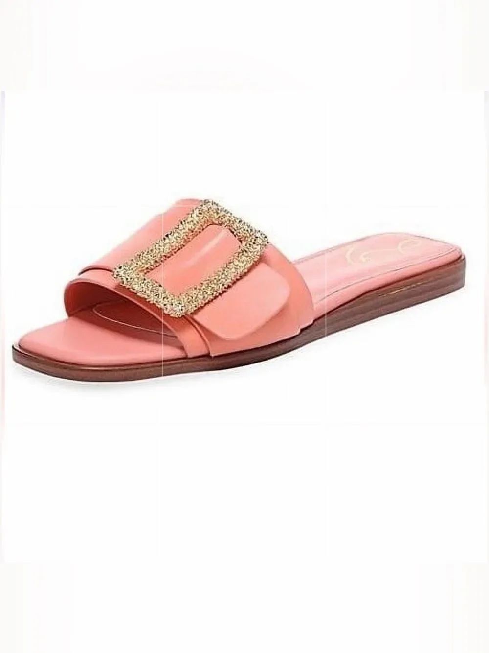 Sam Edelman Rose Pink Slip on Leather Sandals (Size 8.5M)